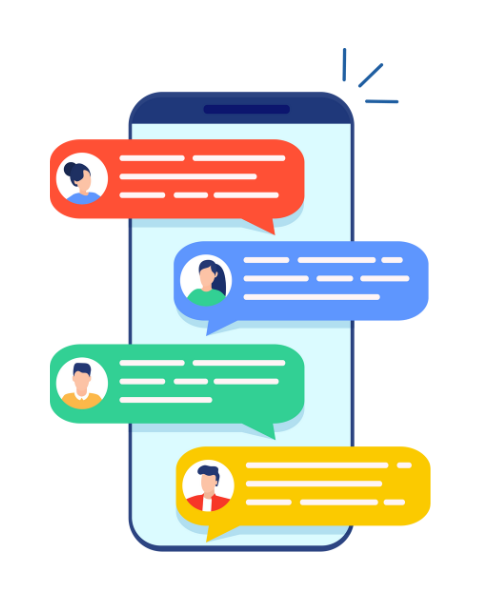 موظفة دعم فني تتحدث مع عميل عبر سماعة رأس